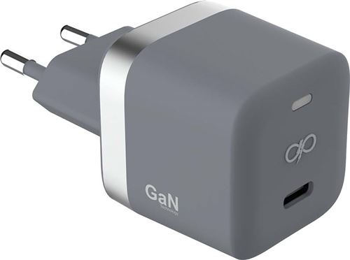 Chargeur maison Force Power double USB Type C 30 W Gris