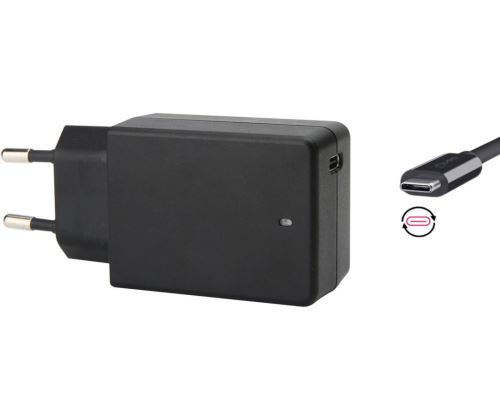 DLH DY-AI3245 - Netspanningsadapter - 45 Watt - 3 A (USB-C) - zwart