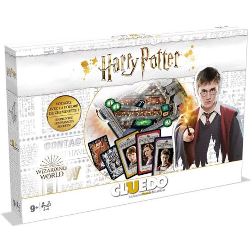 Pack jeu classique Cluedo Harry Potter Blanc