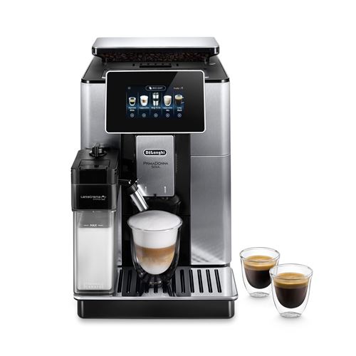Expresso avec broyeur Delonghi Prima Donna Soul ECAM610.75.MB 1450 W Noir et Argent