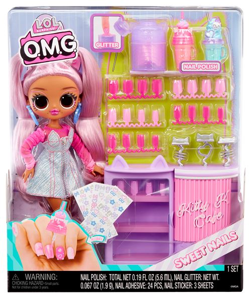 Poupée L.O.L. Surprise OMG Sweet Nails Kitty K Café