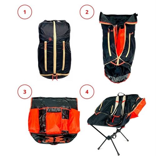 Sac De Rangement Pliable Pour Chaise De Camping - Taille 100x26cm - Nylon Léger - Cordon De Serrage - Transport & Stockage Facile (chaise Non Incluse) - 11