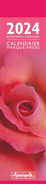 Calendrier Marque-Pages Pictura 2024 Roses