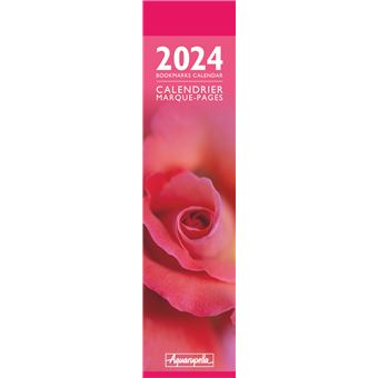 Calendrier Marque-Pages Pictura 2024 Roses