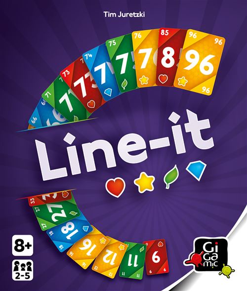 Jeu D'ambiance Gigamic Line It – Jeu De Cartes Stratégique - vue 4