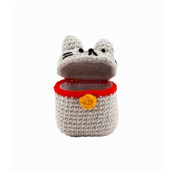 Coque pour Airpods 1 et 2 Funny airpods avec crochet en forme de chat