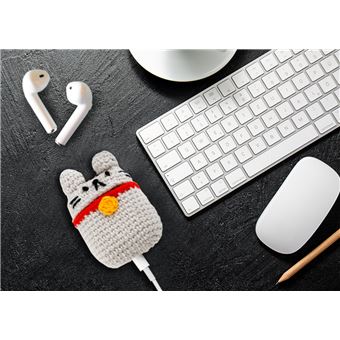 Coque pour Airpods 1 et 2 Funny airpods avec crochet en forme de chat