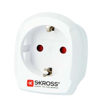 Adaptateur secteur Skross Europe vers Royaume-uni blanc - Équipements  électriques - Achat & prix
