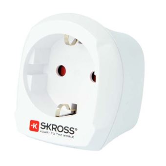 Adaptateur secteur Skross Europe vers Royaume-uni blanc - Équipements  électriques à la Fnac