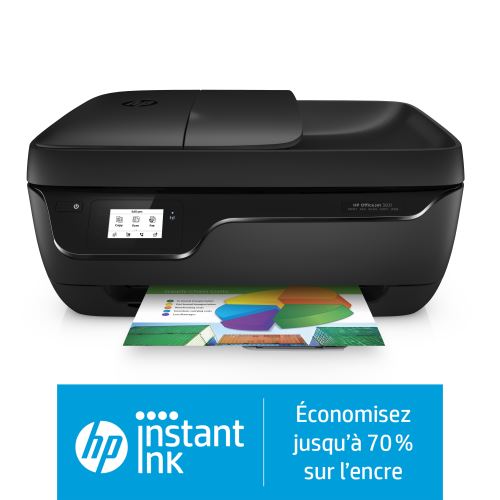 Imprimante tout-en-un jet d'encre HP Officejet 3831 ? 2 mois Instant Ink  offerts ! - Imprimante multifonction - Achat & prix