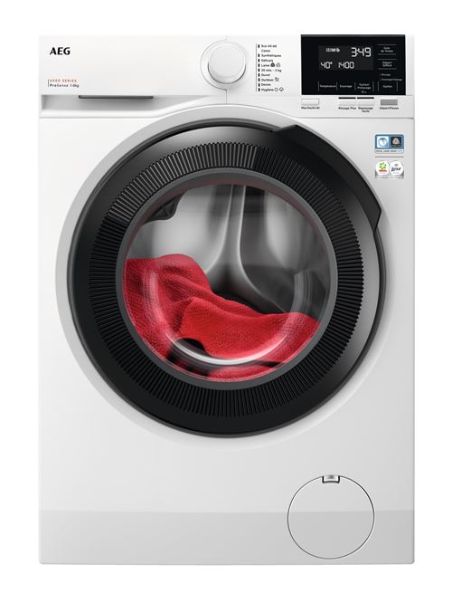 Aeg Lave-Linge Frontal - Serie 6000 Prosense - Capacite Maxi Du Tambour (Kg):8 - Vitesse Dessorage Maxi Commerciale (Tr/Min):1400 - Nouvelle Classe Energetique:A -