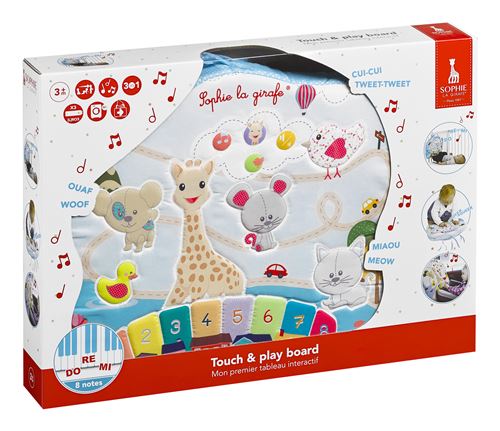 Jeu d'éveil Vulli Touch et play bord Sophie la girafe