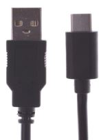 Câble Freaks And Geeks USB Type C 1 m Noir pour Samsung Galaxy S8 et Nintendo Switch