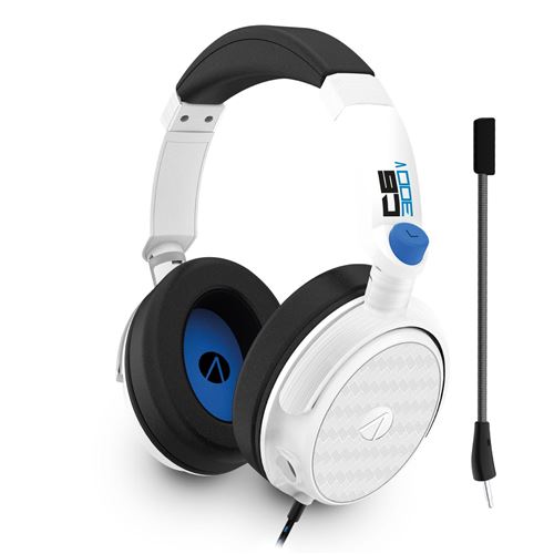 Casque Gaming filaire Stéréo Stealth C6-300V pour PS5 Blanc