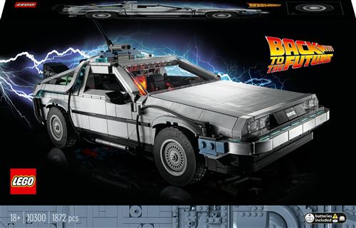 Lego Icons Lego® Icons 10300 La Machine À Remonter Le Temps De Retour Vers Le Futur
