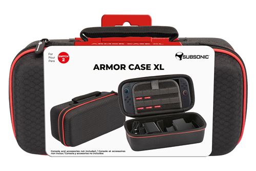 Etui Subsonic Armor Case XL Noir pour Nintendo Switch 2