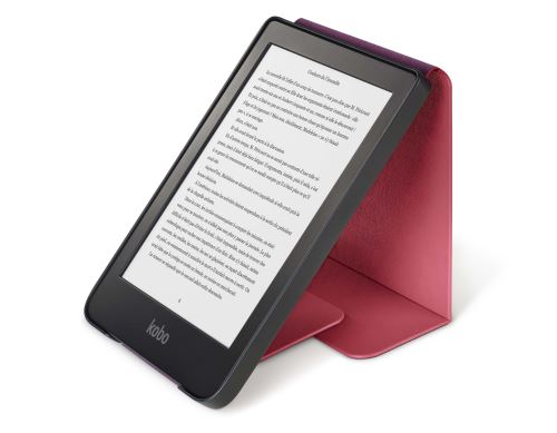 Etui Kobo SleepCover Rose-Rouge pour Liseuse numérique Kobo by Fnac Clara HD