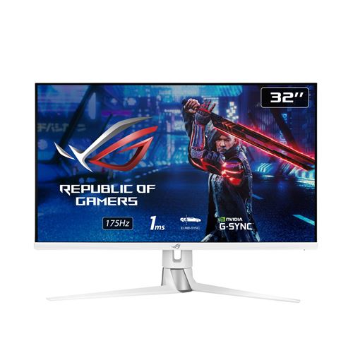 Ecran PC Gaming Asus ROG PG329Q-W 32 WQHD Blanc