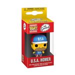 Figurine Funko Pop Keychain The Simpsons USA Homer