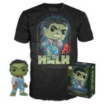Figurine Funko Pop et Tee Hulk S