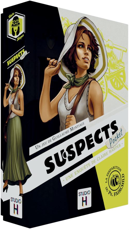 Jeu d'enquête Studio h Suspects Pocket La disparition du Pr Fairchild - Studio H