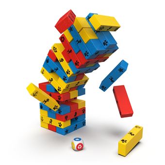 Jeu d'adresse Paw Patrol Tour Jenga Pat’Patrouille