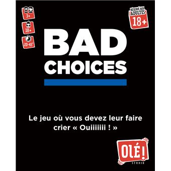 Jeu d’ambiance Olé Studio Bad Choices