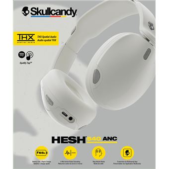 HESH 540 ANC ANC BLANC + THX SPATIAL AUDIO + AUTONOMIE 65h + CALIBRATION AUDIO SOUND BY MIMI
