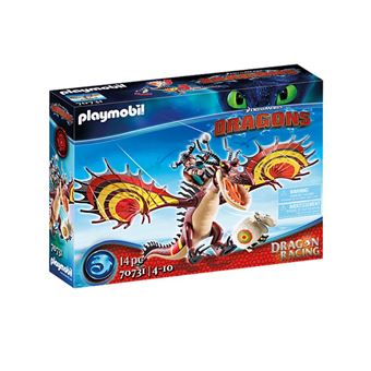 Playmobil DreamWorks Dragons © 70731 Dragon Racing Rustik et Krochefer