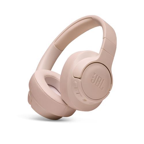 JBL Tune 710Bt - Écouteurs Avec Micro - Circum-Aural - Bluetooth - Sans Fil, Filaire - Jack 3,5Mm - Beige