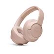 JBL TUNE 710BT - Écouteurs avec micro - circum-aural - Bluetooth - sans fil, filaire - jack 3,5mm - beige