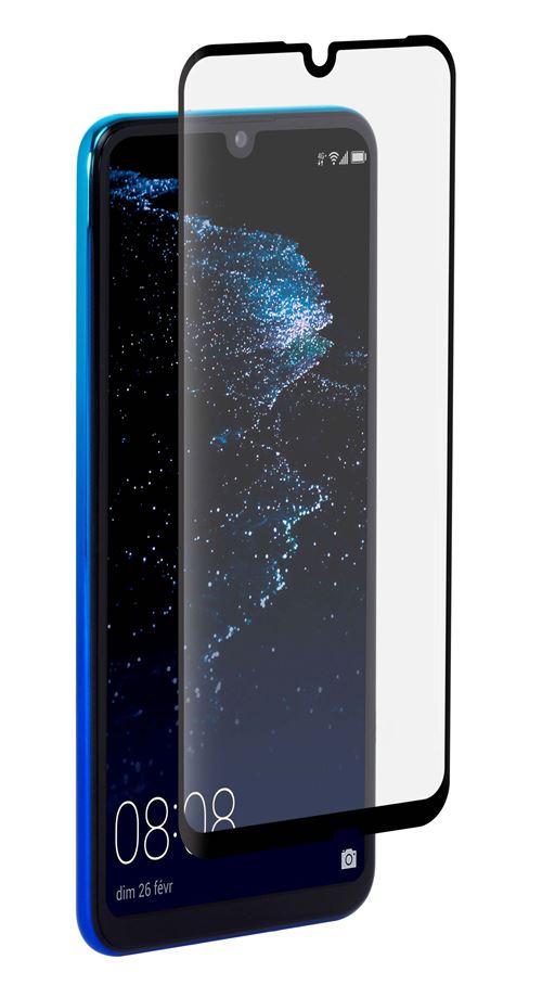 BigBen Verbonden Gehard Glas Schermbeschermer Transparant en Zwart voor Huawei P Smart 2019