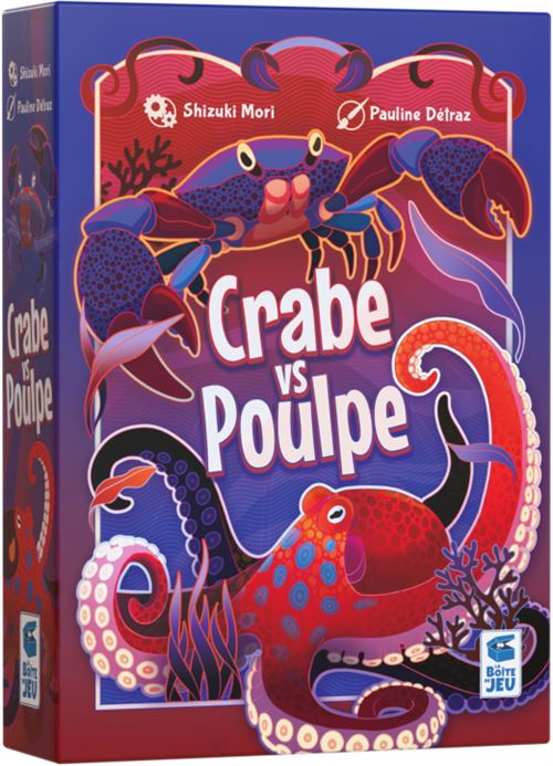 Jeu de stratégie La boite de jeu Crabe vs Poulpe - vue 2