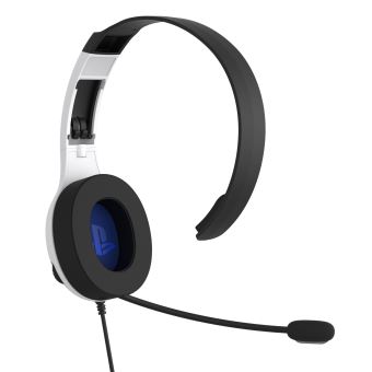 Casque Gaming filaire PDP LVL30 Blanc pour PS4