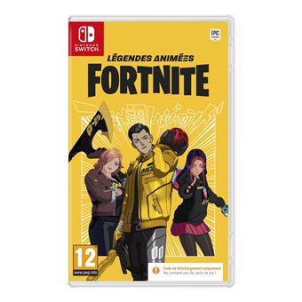 Code in a Box Fortnite Légendes Animées Nintendo Switch