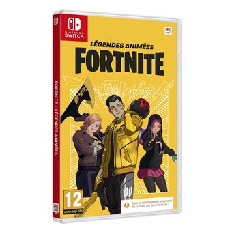 Code in a Box Fortnite Légendes Animées Nintendo Switch