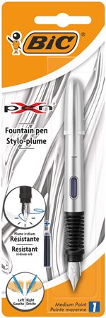 Stylo-plume BIC X-pen Métal Argent