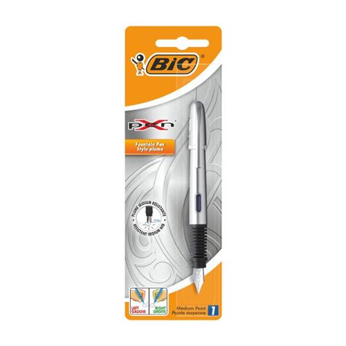Stylo-plume BIC X-pen Métal Argent
