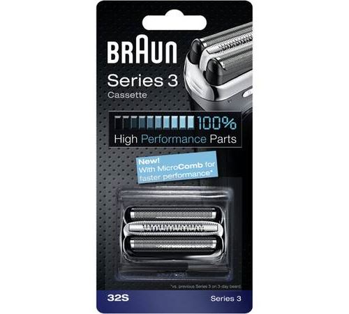 Tête de rasoir Braun cassette 32S Série 3