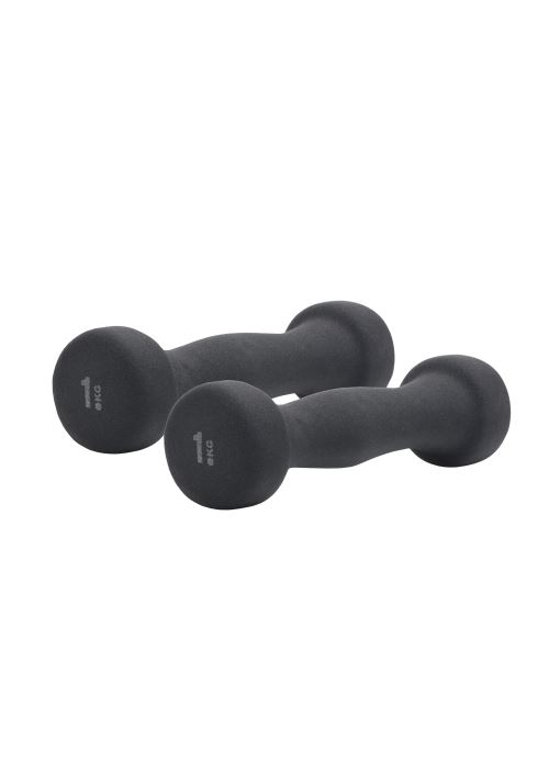 Haltère néoprène 2 x 1 kg Casall Noir