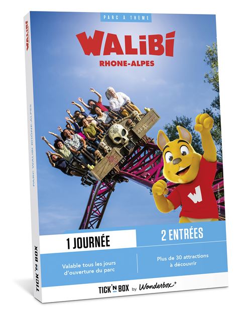 Coffret cadeau Tick’nBox Walibi Rhône Alpes