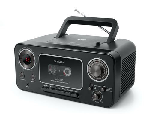 Muse M-182 RDC Kofferradio UKW, AM, FM Schwarz