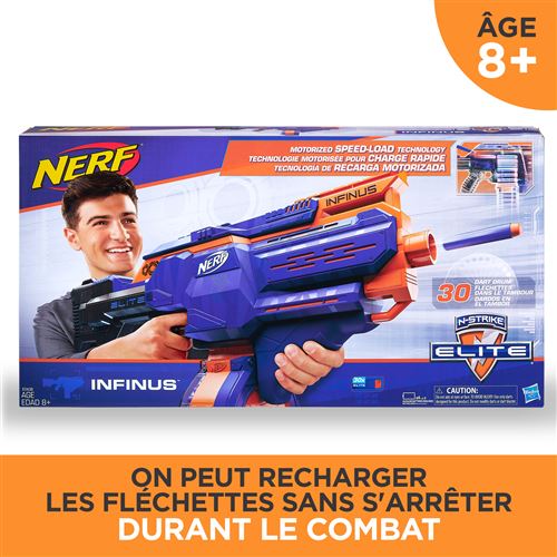 Nerf Elite Infinus Pistool…. – [Artikel bestemd voor de Franse markt (niet verkrijgbaar in het Nederlands)]