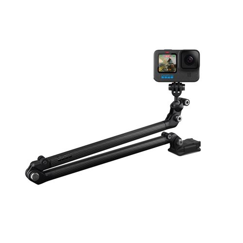 Bras d'extension GoPro Adhés pour caméra sport Noir