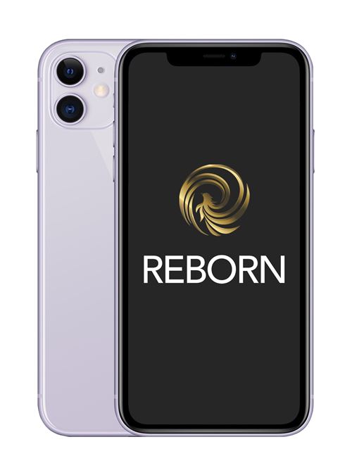 Apple iPhone 11 6,1"" 64 Go Double SIM Mauve Reconditionné Grade A Reborn État correct - N/A reconditionné disponible sur Fnac