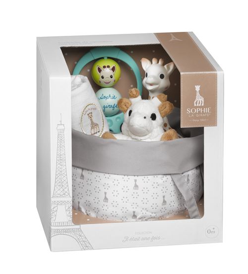 Corbeille de naissance Sophie La Girafe