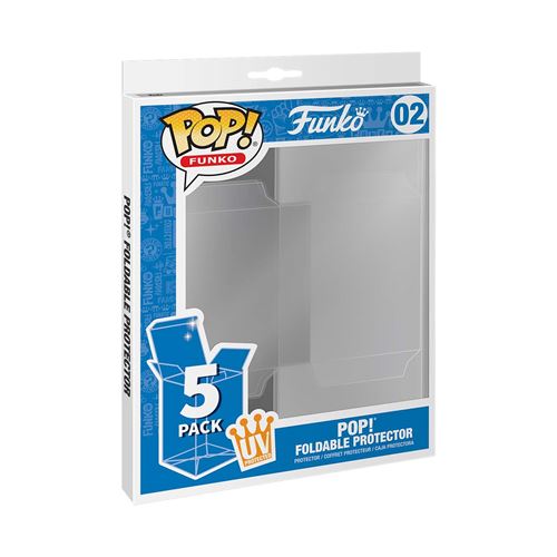 Pack de 5 Boîtes de protection Funko Pop Foldable Protector État correct -  reconditionné disponible sur Fnac