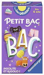 Jeu de cartes Ravensburger Le P'tit bac des Incollables