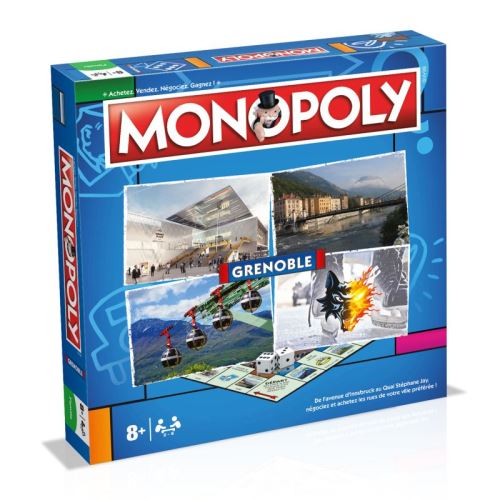 Boite de Jeu de société Monopoly Grenoble édition 2019