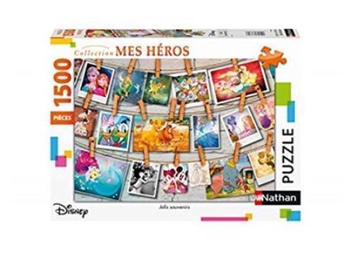 Puzzle 1500 pièces Nathan Souvenirs d'enfance Disney